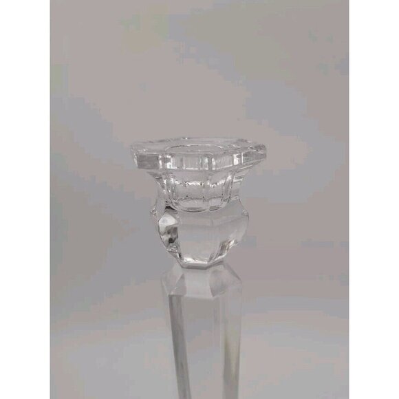 Mikasa Lead Crystal Glass Cambridge 12 Inch Candlesticks Holders EUC Vintage - Picture 3 of 11